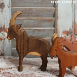 set houten geiten & steenbok