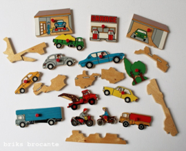 Simplex puzzel - garage - voertuigen