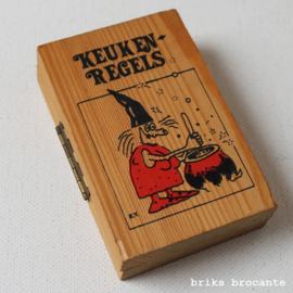 keukenregels - vintage curiosa