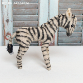 oude knuffel - zebra