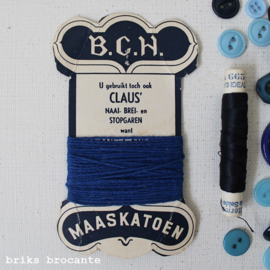 set vintage fournituren - blauw