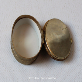 pillendoosje ovaal - bloemen