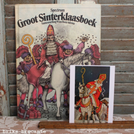 kaart Sinterklaas op zijn paard