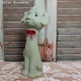 piepfiguur - hond lichtgroen