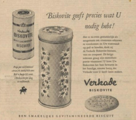 blikje Verkade biskovite