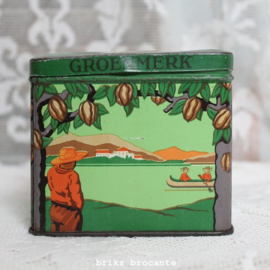 blik De Gruyter's cacao groenmerk