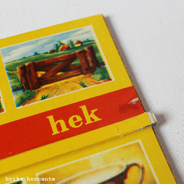 leren lezen - leesplankje