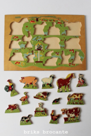 Simplex puzzel - boerderijdieren