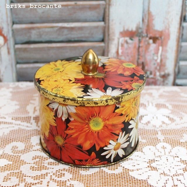 blikje Cote d'Or - bloemen