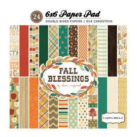 PaperPad CartaBella - Fall Blessings 6"