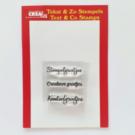 CreaLies clear stamp - Stempelgroetjes