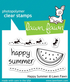 Clear Stamp Lawn Fawn - Happy Summer