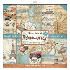 12" PaperPad Stamperia - Around the World
