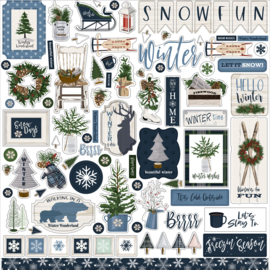 Carta Bella stickers - Welcome Winter