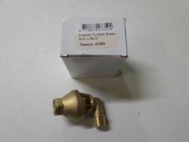 Flamco  27350 Prescor trechter R1/2" x Rp1/2", buitendraad x binnendraad, messing