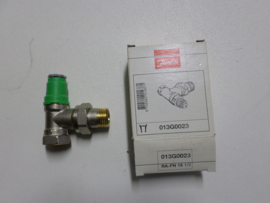 Danfoss 013G0023 thermostaatkraan ½" haaks  013G0023