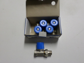 1 set bestaande uit 5 stuks Comap radiatorkraan recht 409U 3/4