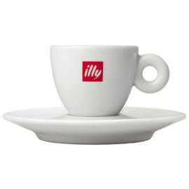 Illy espresso kop en schotel