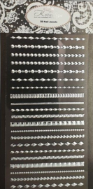 Korneliya 3D Nail Jewels XL- XL09 Studs Silver