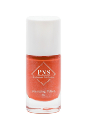 PNS Stamping Polish No.35 Oranje met Glitter