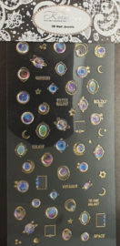 Korneliya 3D Nail Jewels XL- XL02 Galaxy Stones