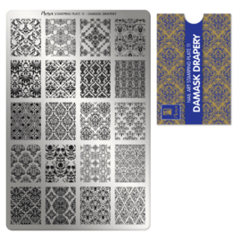 Moyra Stamping Plate 11 DAMASK DRAPERY