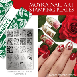 Moyra Stamping Plate 10 FLORALITY 2