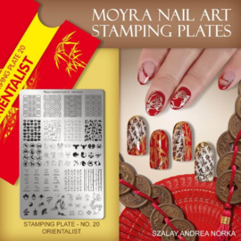 Moyra Stamping Plate 20 Orientalist
