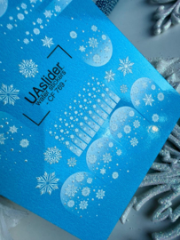 Waterdecal DeLuxe 757 – Snowfall Curve Waterdecals