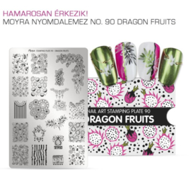 Moyra Stamping Plate 90 Dragon Fruits