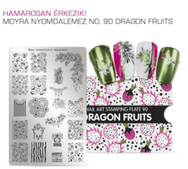 Moyra Stamping Plate 90 DRAGON FRUITS