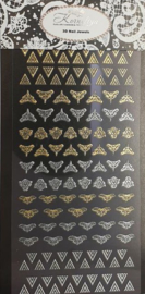 Korneliya 3D Nail Jewels XL - XL07 Triangle  Barock