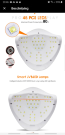 SUN UV LED LAMP X5 MAX - 46 LEDS - 54 Watt