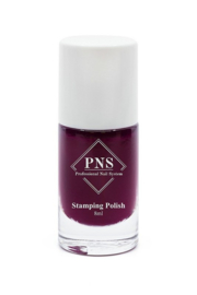 PNS Stamping Polish No.62 Burgundy Cherry