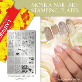 Moyra Stamping Plate 06 FLORALITY 1