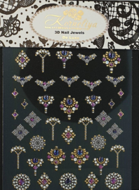 Korneliya 3D Nail Jewels DeLuxe - DL14 Shiny Agate