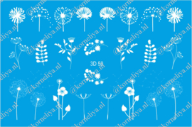 Korneliya 3D Waterdecal - 3D 050 White