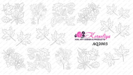 Korneliya Water Decal - Nail Wrap AQ 2003