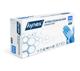 Hynex Nitril Handschoen BLAUW SIZE M