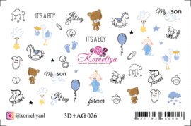 Korneliya 3D+AG 026 Waterdecal