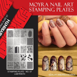 Moyra Stamping Plate 07 LABYRINTH
