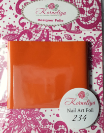 Korneliya Nailart Folie Mat Craquelé  234 Rood Oranje