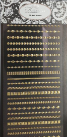 Korneliya 3D Nail Jewels XL - XL08 Studs Gold