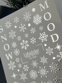 Waterdecal DeLuxe  208 – Luxe Silver Snow Mood Waterdecals