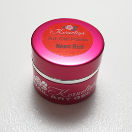 Korneliya Art Gel Pasta Neon Red 5 ml