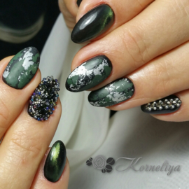 Korneliya Nailart Folie Mat Craquelé 203 Legergroen