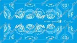 Korneliya Airbrush Waterdecal   AG 0004 White