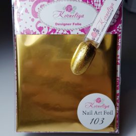 Korneliya Nailart Folie 103 Arabisch Goud