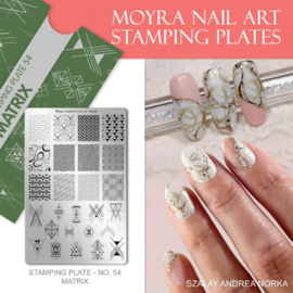 Moyra Stamping Plate 54 MATRIX