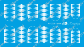 Korneliya Airbrush Waterdecal   AG 0009 White